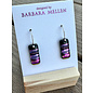 BARBARA MELLEN Handcrafted Dichroic Glass Earrings  #111