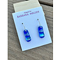 BARBARA MELLEN Handcrafted Dichroic Glass Earrings  #128