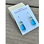 BARBARA MELLEN Handcrafted Dichroic Glass Earrings  #129
