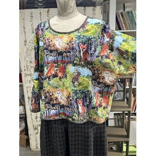 KAMALA TOP - FOREST FRIENDS - ONE SIZE