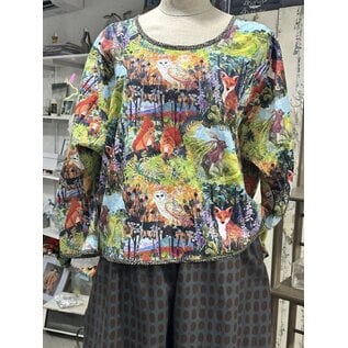 KAMALA TOP - FOREST FRIENDS - ONE SIZE