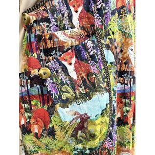 KAMALA DESIGNS APRIL APRON -  FOREST FRIENDS  M/L