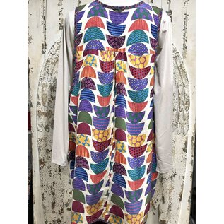 KAMALA DESIGNS APRIL APRON -  STACKED BOWLS  M/L