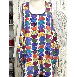 KAMALA DESIGNS APRIL APRON -  STACKED BOWLS  M/L