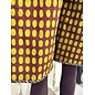 KAMALA DESIGNS JESSE CROPPED PANT -  ACORN AND OLIVE OVALS- SIZE MEDIUM