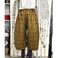 KAMALA DESIGNS JESSE CROPPED PANT -  ACORN AND OLIVE OVALS- SIZE MEDIUM