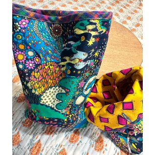 USEFUL LITTLE BAG  - PARADISO / YELLOW INSIDE