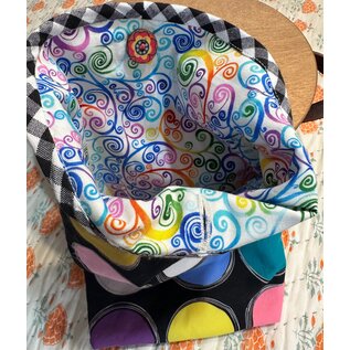 One Of A Kind Handmade Item USEFUL LITTLE BAG - GIANT DOTS