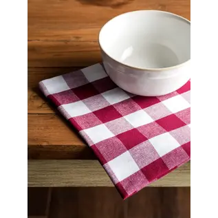 COTTON NAPKIN - BIG CHECK