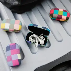 CHECKERED TRAVEL CASE