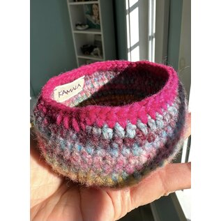 WOOL  BOWL - RAINBOW