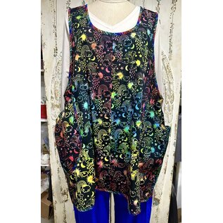 KAMALA DESIGNS APRIL APRON - RAINBOWS BATIK