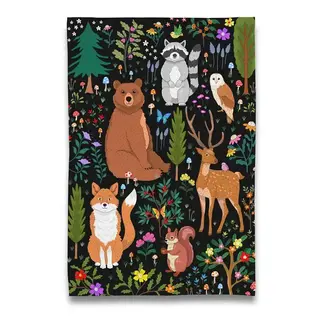 WOODLAND FRIENDS TOWEL
