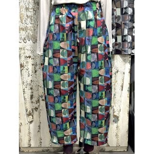 KAMALA DESIGNS KATE PANT - PETITE PALETTE STACKS BLUE