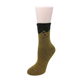 PEEKING CAT SOCKS - WOOL BLEND