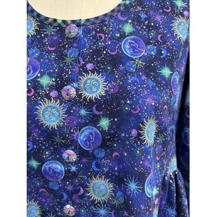 ISADORA TUNIC -  CELESTIAL - BUTTON FRONT