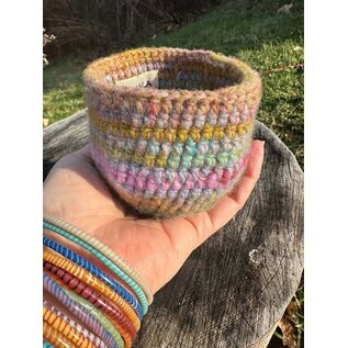 HANDMADE WOOL BOWL PASTELS