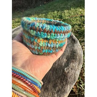 HANDMADE WOOL BOWL - DESERT