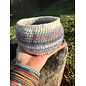 HANDMADE WOOL  BOWL - FOG