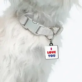 QUOTABLE DOG TAG - I LOVE YOU
