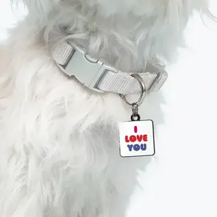 QUOTABLE DOG TAG - I LOVE YOU