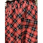 KAMALA DESIGNS OONA SKIRT - RED PLAID
