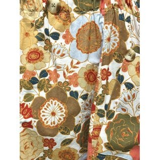 KAMALA DESIGNS ELLA SKIRT - JAPANESE FLOWERS - MEDIUM