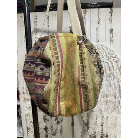 KAMALA DESIGNS ONE OF A KIND ROUND TOTE