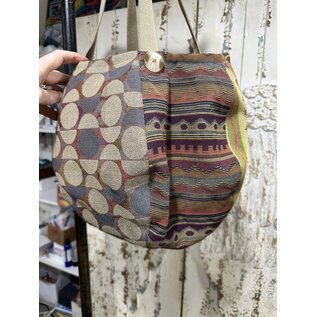 KAMALA DESIGNS ONE OF A KIND ROUND TOTE