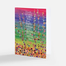 NOTE CARD - SHARE DREAMS by KATE