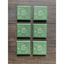 MINI MAGNET - LOVE GROWS HERE