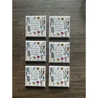 MINI MAGNET - LET JOY BE AT THE HEART OF YOUR JOURNEY