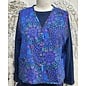 KAMALA DESIGNS DEVI VEST -  KAFFE FASSETT BLUE MILLEFIORE