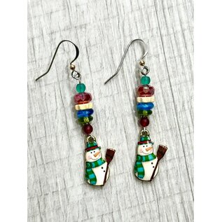 SNOWMAN EARRINGS