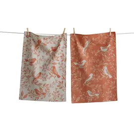 DISHTOWEL - BIRDS AND VINES