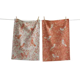 DISHTOWEL - BIRDS AND VINES
