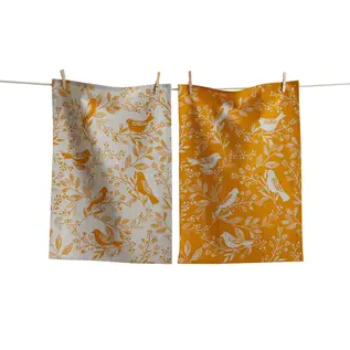 DISHTOWEL - BIRDS AND VINES