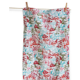 TOWEL - BRIGHT MUSHROOMS