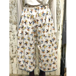 KAMALA DESIGNS JESSE CROP PANT-  SNOW ANGELS - MEDIUM