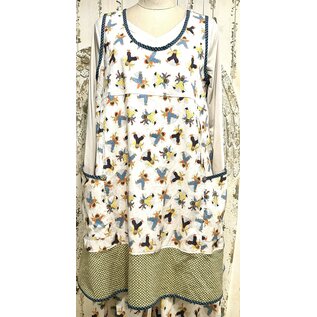 KAMALA DESIGNS BERRY TUNIC - SNOW ANGELS - SIZE LARGE