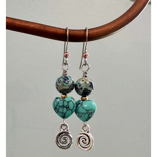 KAMALA DESIGNS HAND CRAFTED KATE EARRINGS - 78