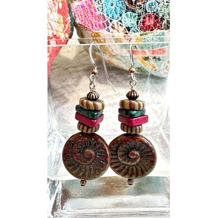 KAMALA DESIGNS HAND CRAFTED KATE EARRINGS - 85