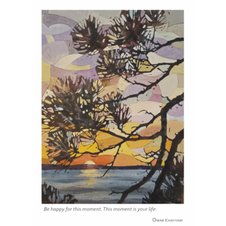 BE HAPPY FOR THIS MOMENT BIRTHDAY CARD