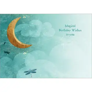 BIRTHDAY CARD MAY YOU TOUCH DRAGONFLIES