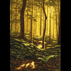 Birthday Card Stone Wall