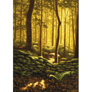 Birthday Card Stone Wall