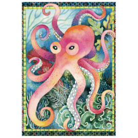 BIRTHDAY CARD OCTOPUS HUGS