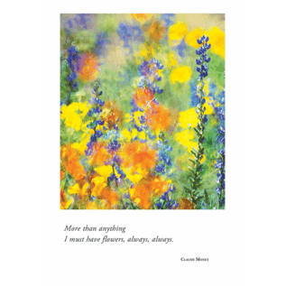 BIRTHDAY CARD DESERT FLOWERS