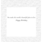 BIRTHDAY CARD YOU MAKE THIS WORLD BEAUTIFUL