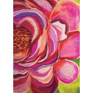 BIRTHDAY CARD BIG PINK FLOWER